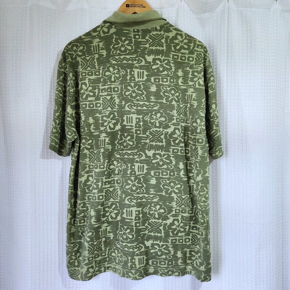 Orvis Short Sleeve Polo Shirt Three Button Casual Shirt 100% Cotton Men's Large - Picture 2 of 7